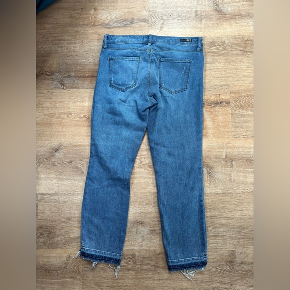 Kut From The Kloth Reese Ankle Straight Leg Jeans Size 8 - Picture 4 of 10
